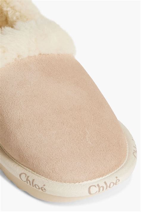 chloe slippers pink|chloe woody slippers.